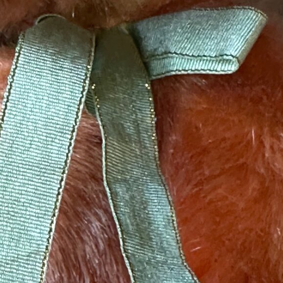 Ty Classic Skootch Ginger Teddy Bear Beanie Plush 2000 Bow Tie - Picture 6 of 6